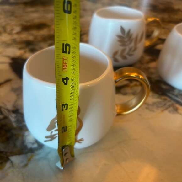 NWOT Rosanna Fall Tea Coffee Mugs Set Of 4 Thanksgiving Mug - Picture 10 of 14